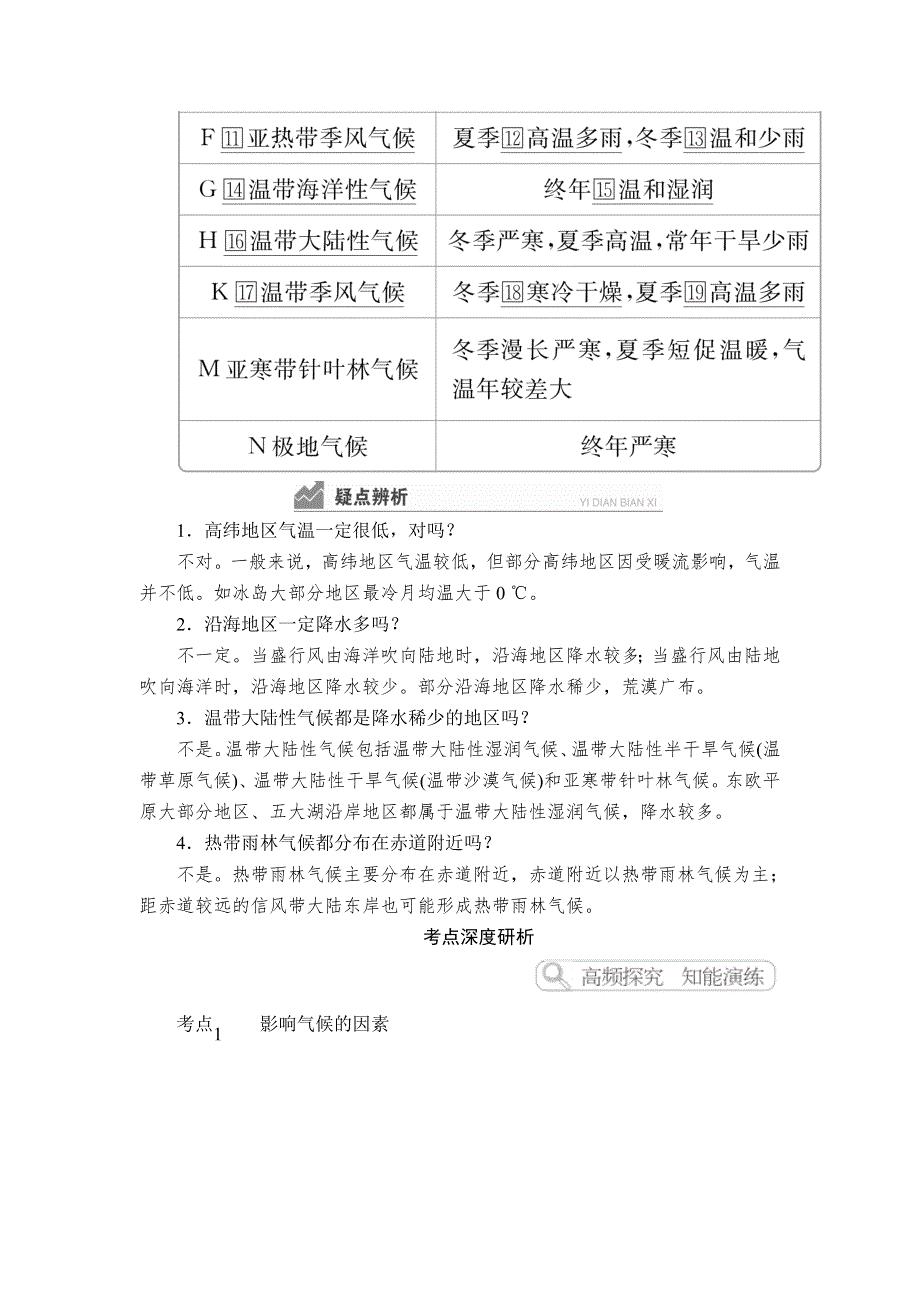 2020湘教版高考地理（经典版）总复习教师用书：第1部分 第二章 第5讲 气候类型 WORD版含答案.doc_第3页