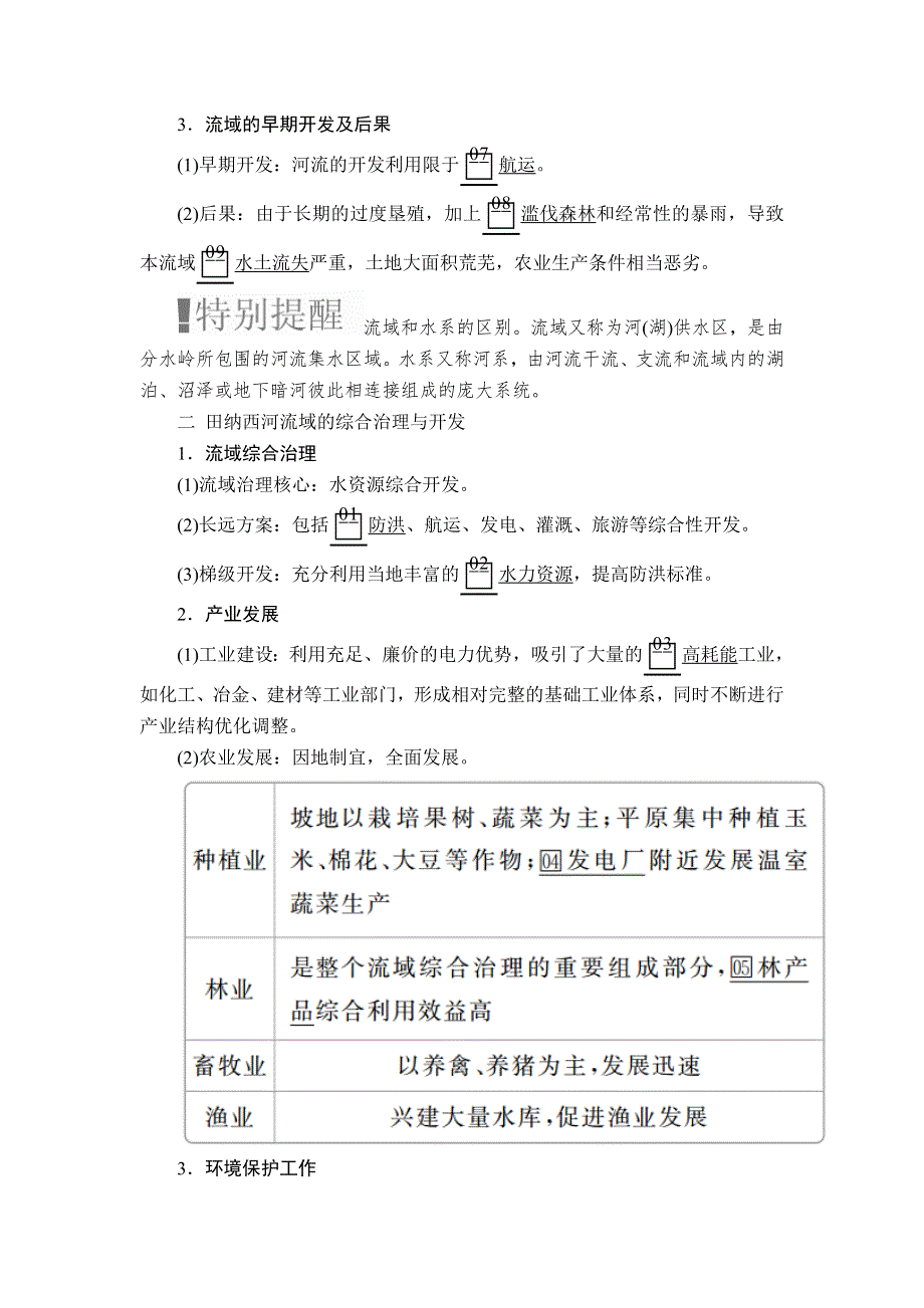 2020湘教版高考地理（经典版）总复习教师用书：第3部分 第二章 第3讲 流域综合治理与开发 WORD版含答案.doc_第2页