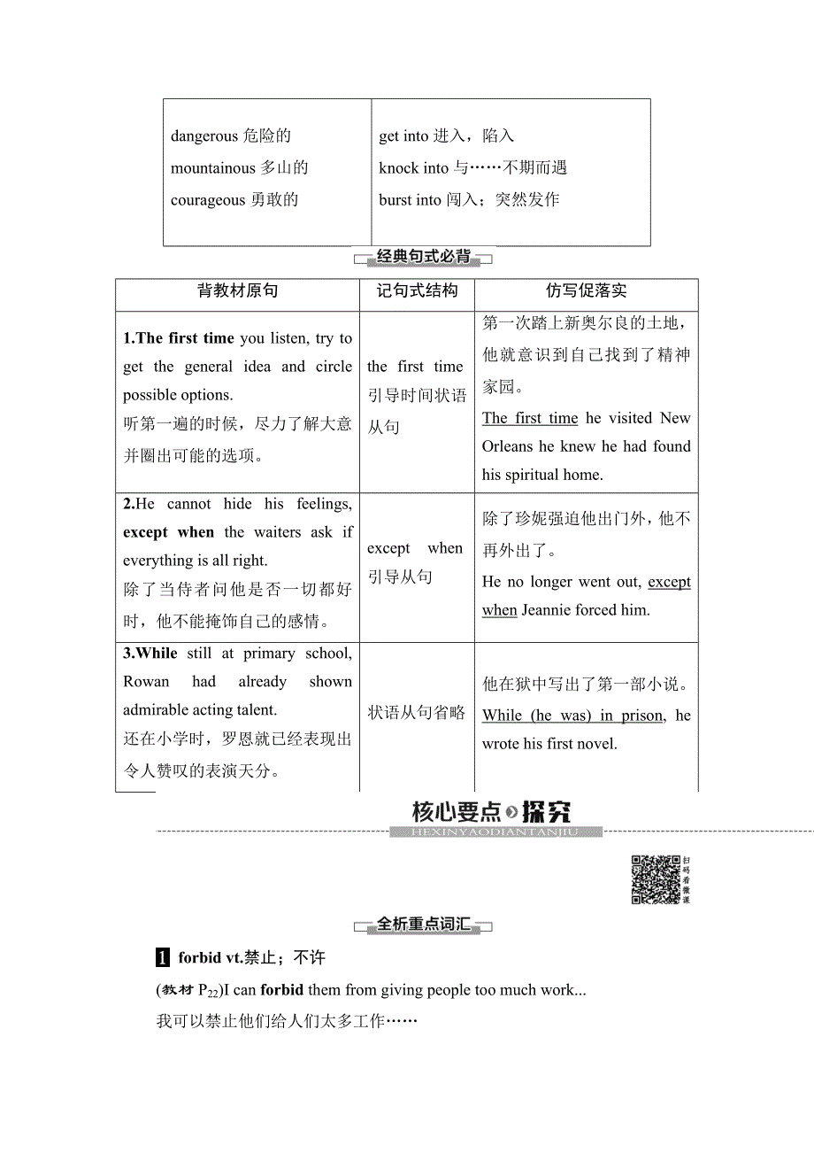 2019-2020同步北师大英语选修六新突破讲义：UNIT 17 SECTION Ⅳ　LANGUAGE POINTS（Ⅱ）（LESSON 2 & LESSON 3） WORD版含答案.doc_第3页