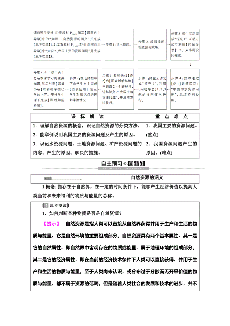 2019-2020同步湘教版地理选修六新突破讲义：第2章 第1节　自然资源与主要的资源问题 WORD版含答案.doc_第2页