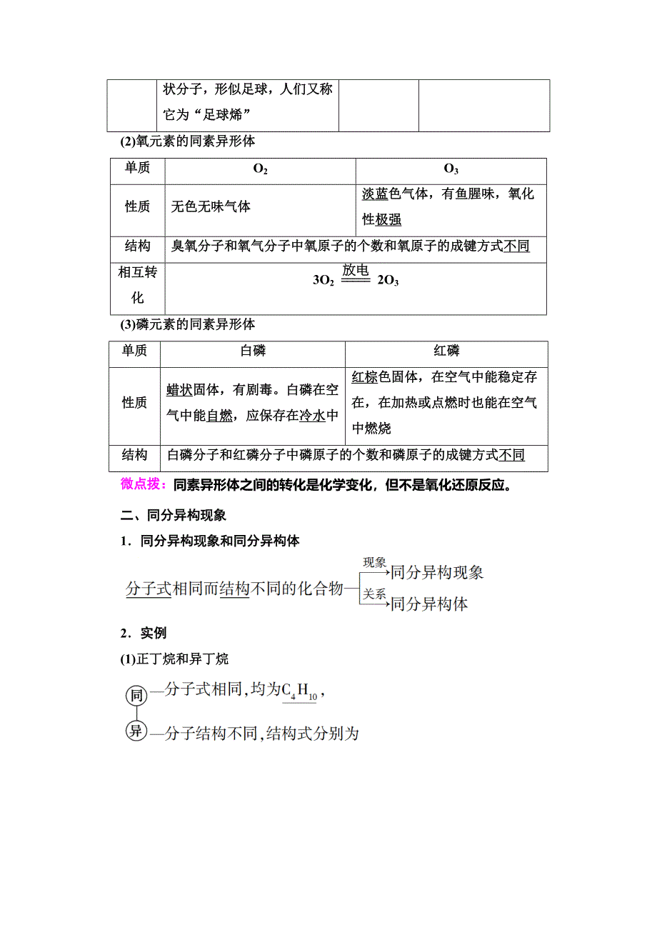 2019-2020同步苏教化学必修二新突破讲义：专题1 第3单元 第1课时　同素异形现象与同分异构现象 WORD版含答案.doc_第2页