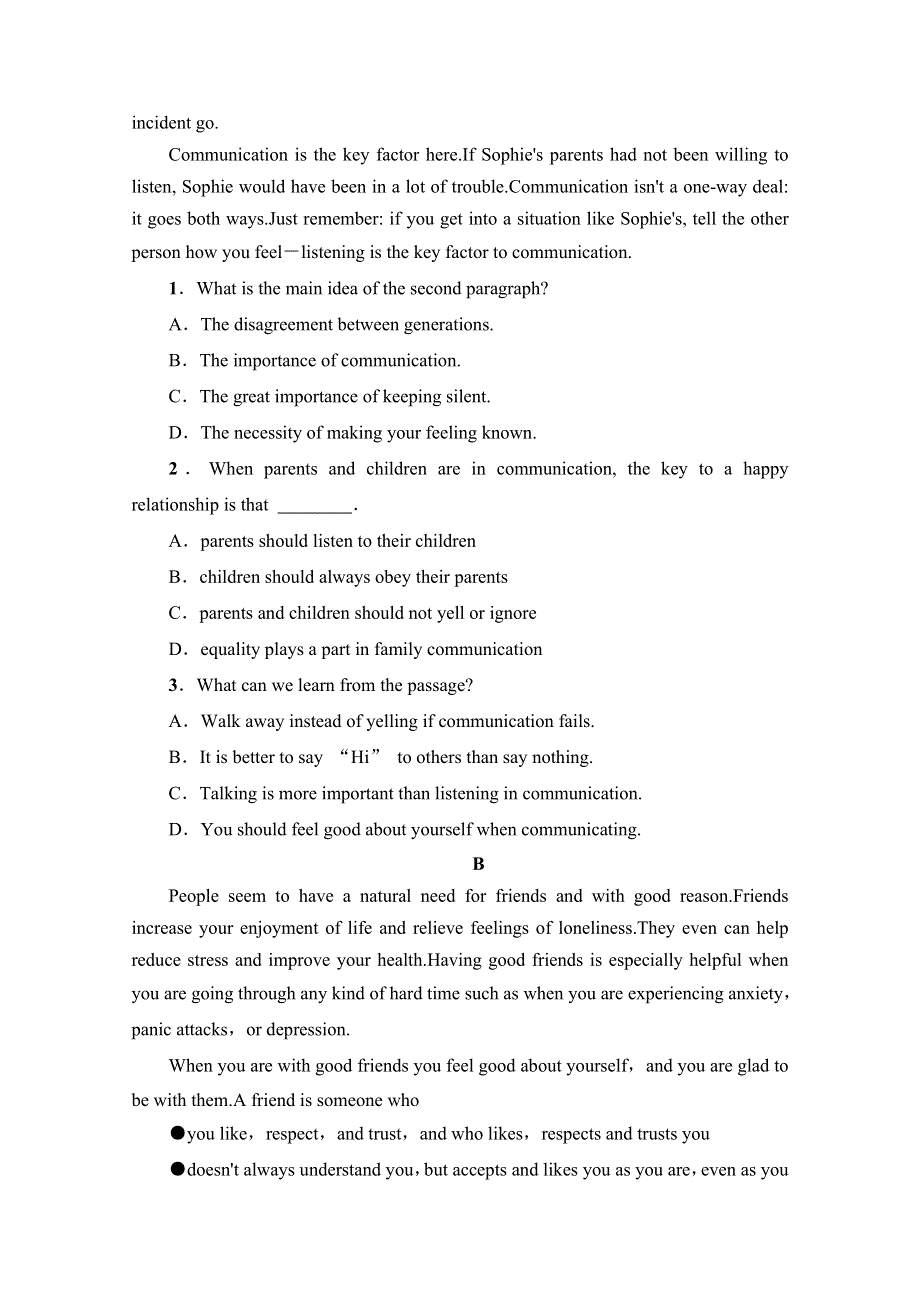 2019-2020同步译林英语必修五新突破单元综合检测1 WORD版含解析.doc_第2页