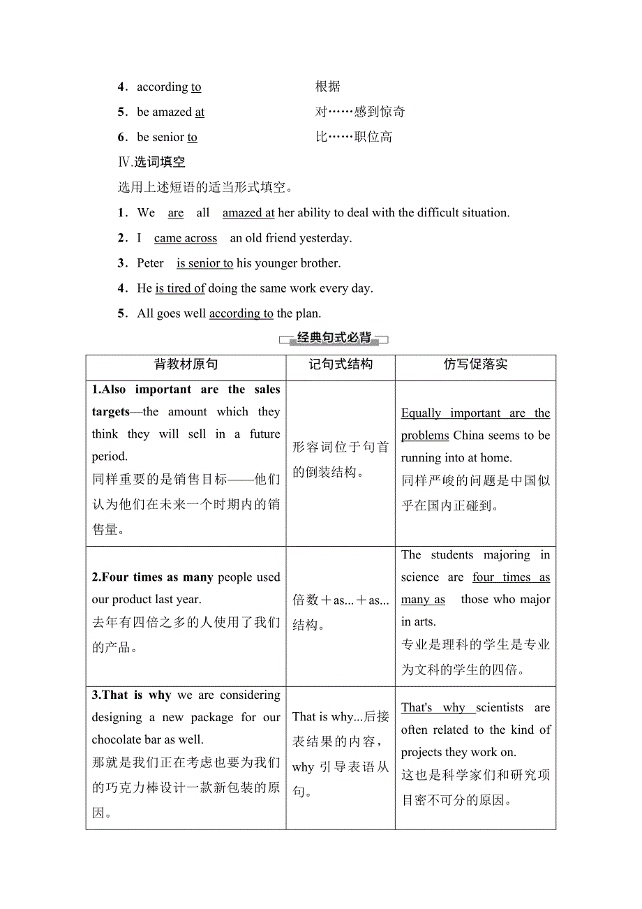 2019-2020同步译林英语必修四新突破讲义：UNIT 1 SECTION Ⅳ　LANGUAGE POINTS（Ⅱ） （WORD POWERGRAMMAR AND USAGE & TASK） WORD版含答案.doc_第2页