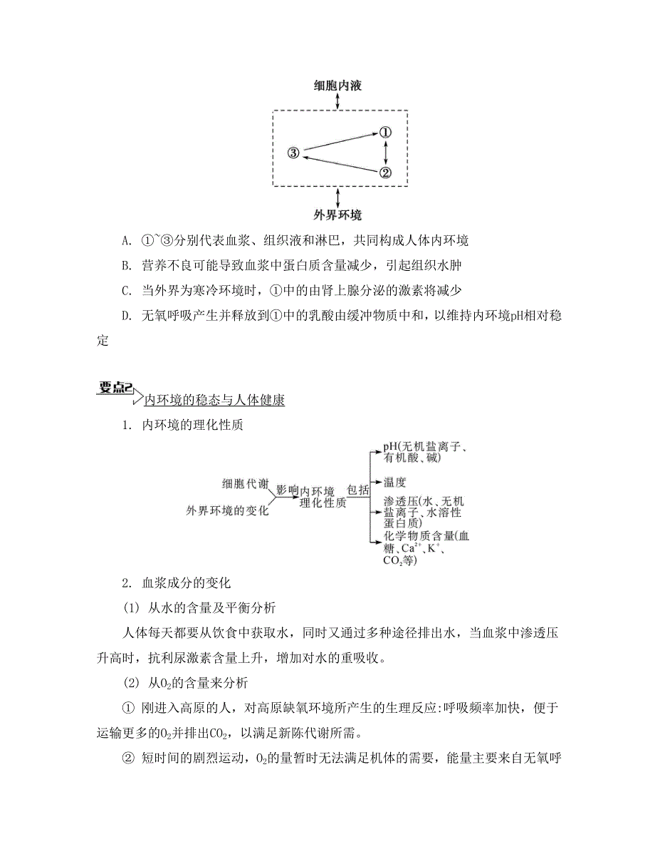 《南方凤凰台》2015高考生物二轮复习提优（江苏专用）专题六 第二讲　人体的稳态与免疫22_《能力提升》 .doc_第3页