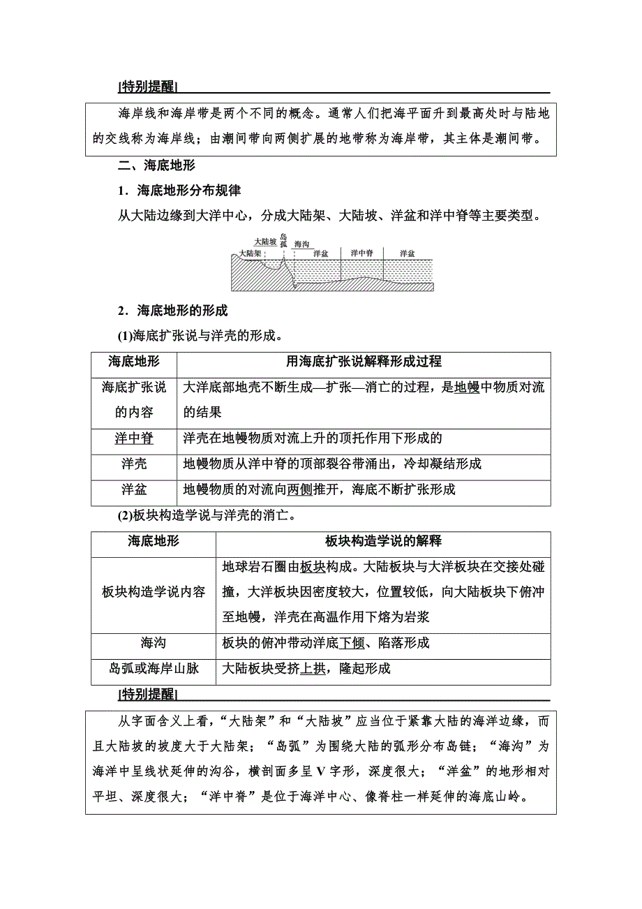 2022届高考地理一轮总复习学案：第5部分 选修2　海洋地理 WORD版含解析.doc_第3页