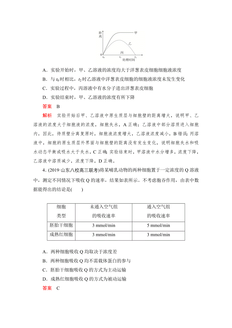 2021届高考生物一轮专题重组卷：第二部分 滚动检测卷（三） WORD版含解析.doc_第2页