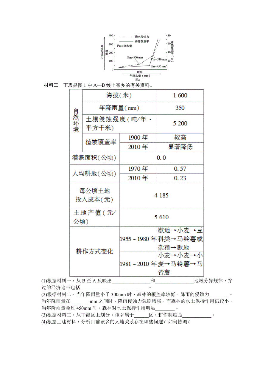 《备课资料》山西省运城市康杰中学高二地理新人教版必修3学案：2.2 森林的开发和保护——以亚马孙热带雨林为例 第1课时 WORD版含答案.doc_第3页