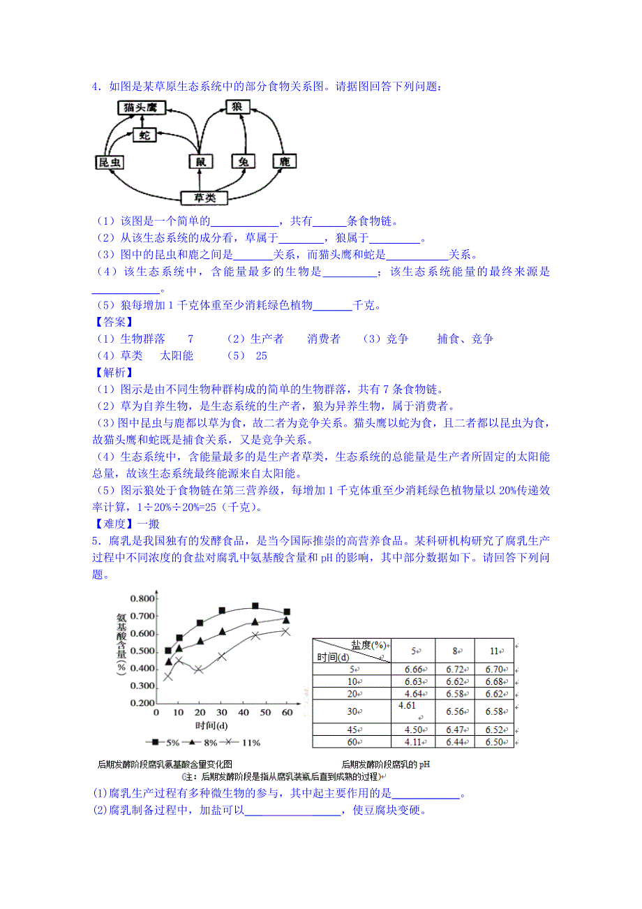 2016届高三上学期生物开学测试题分类之非选择题2 WORD版含答案.doc_第3页