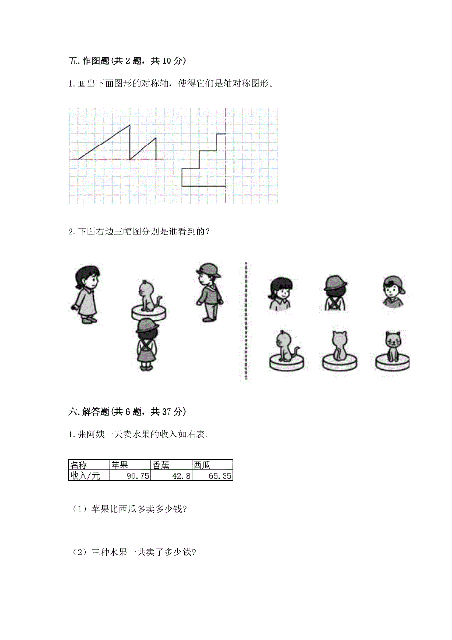 人教版四年级下册数学期末测试卷附答案（a卷）.docx_第3页