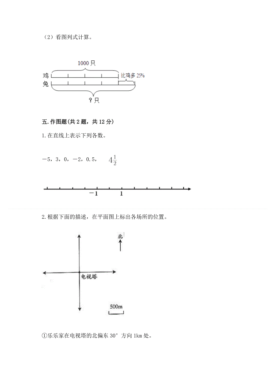 2023人教版六年级下册数学期末测试卷及完整答案【精品】.docx_第3页