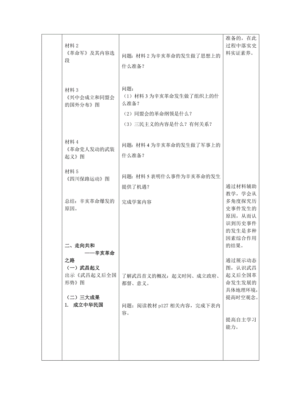 新教材2021-2022学年历史部编版必修上册教案：第六单元辛亥革命与中华民国的建立第19课辛亥革命 WORD版含解析.docx_第3页