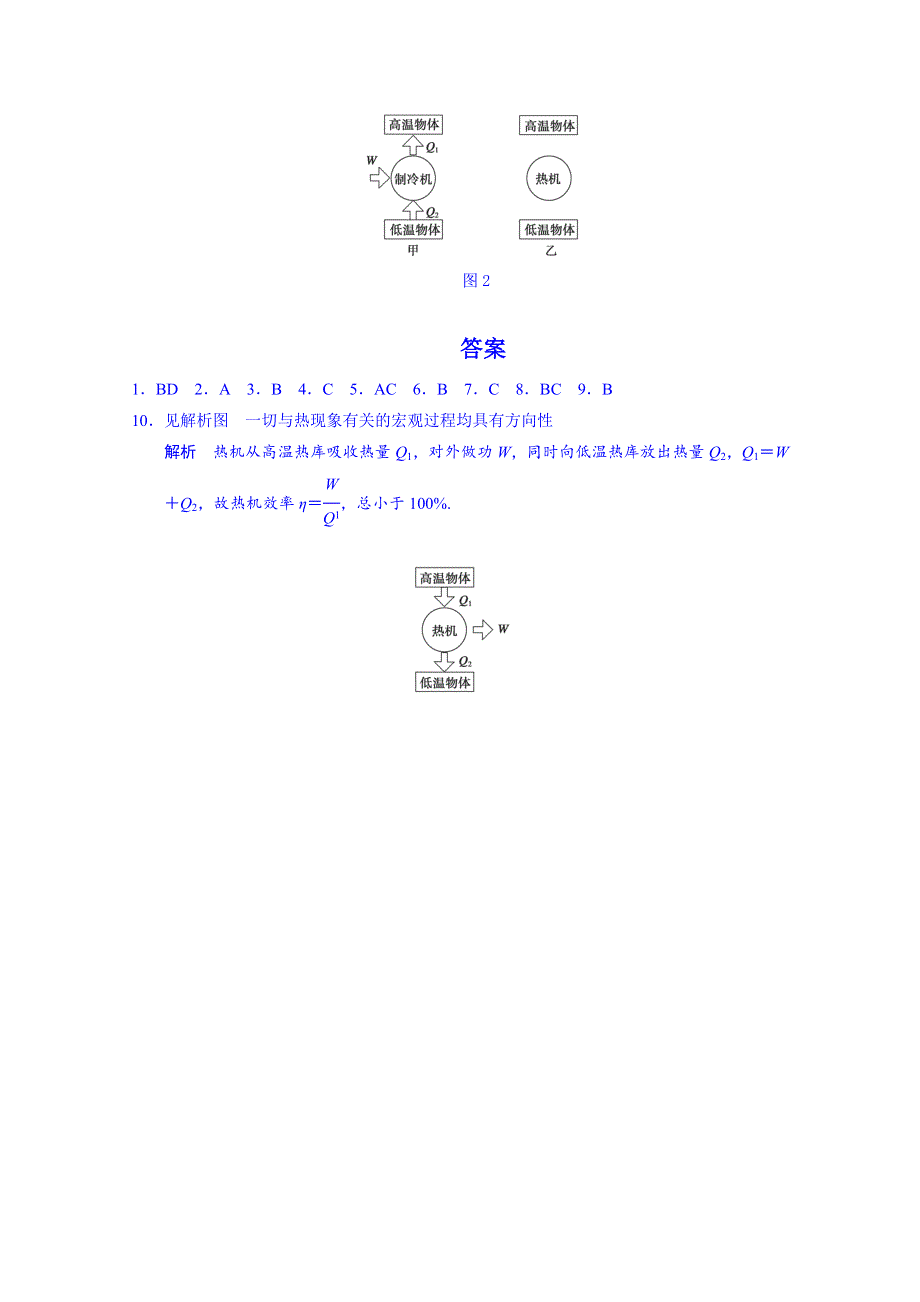 吉林省长春市第五中学高中物理选修3-3习题：第十章 训练4.doc_第3页