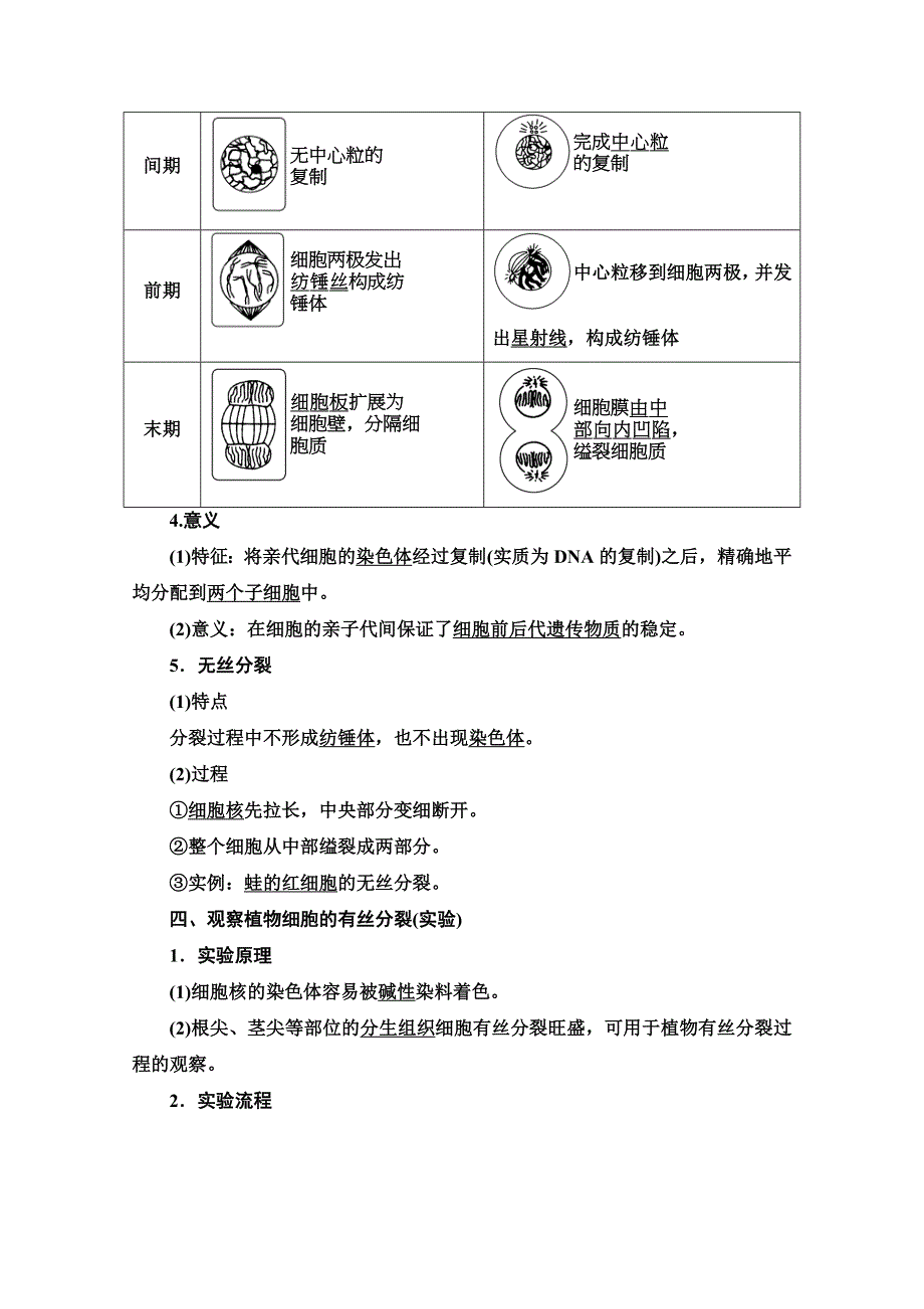 2019-2020学年中图版生物必修一讲义：第4单元 第1章 第1节　细胞的增殖 WORD版含答案.doc_第3页