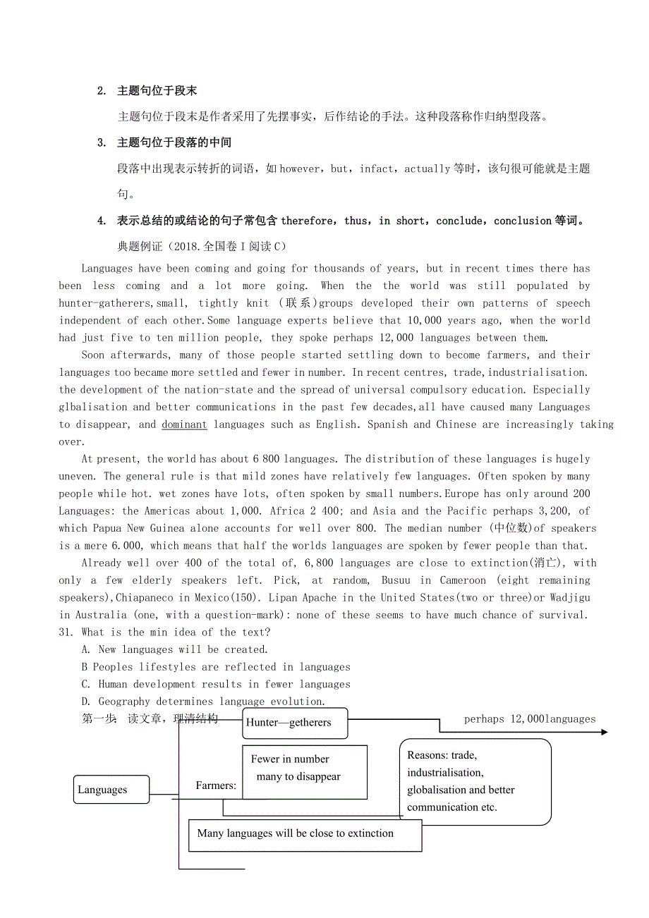 2021届高考英语一轮复习 阅读理解分类练习 专题04 阅读理解之主旨大意学与练（含解析）.doc_第3页