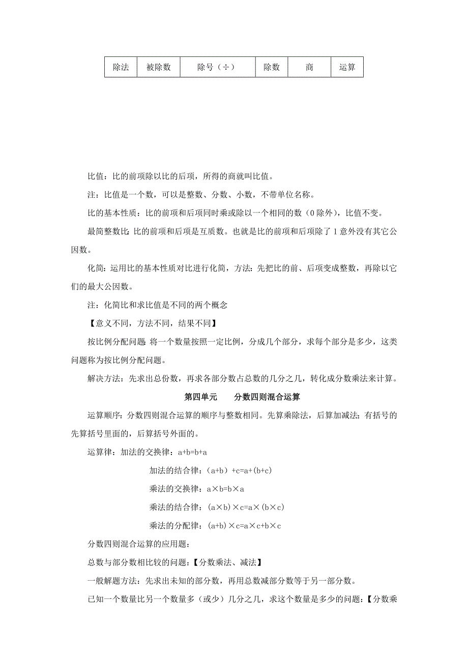 六年级数学上册 七 整理与复习（知识点总结） 苏教版.doc_第3页