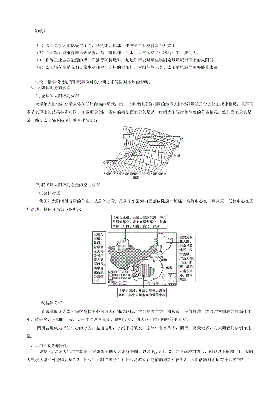 《导与练》2015高考地理总复习配套学案：太阳对地球的影响.doc_第2页