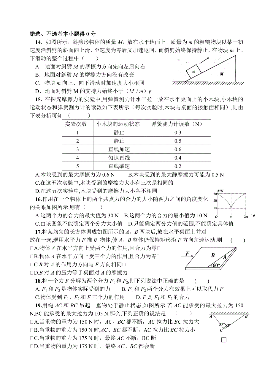 广东省徐闻中学2012届高三第一学期物理周练（四）.doc_第3页