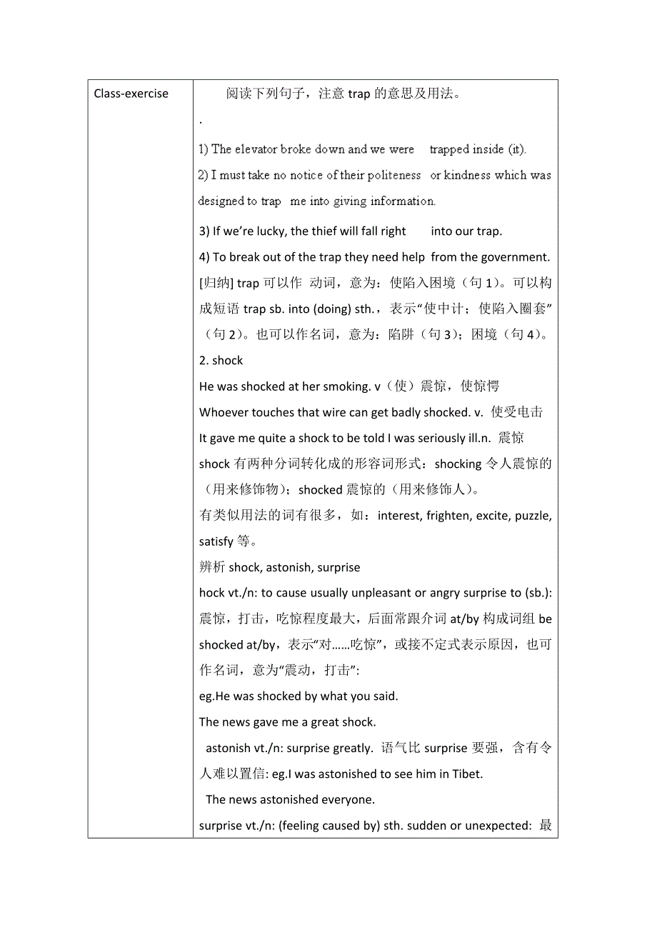 广东省德庆县孔子中学高一英语教学设计：UNIT 4 EARTHQUAKES LANGUAGE POINTS（2） （新人教版必修1）.doc_第2页