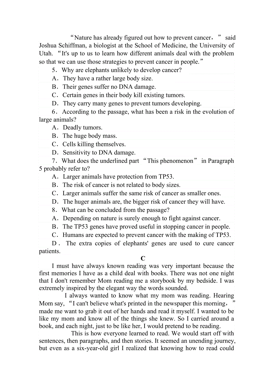 2020-2021学年新教材英语外研版选择性必修第二册课时作业（十五） UNIT 5　A DELICATE WORLD SECTION Ⅲ　DEVELOPING IDEAS PRESENTING IDEAS WORD版含解析.doc_第3页