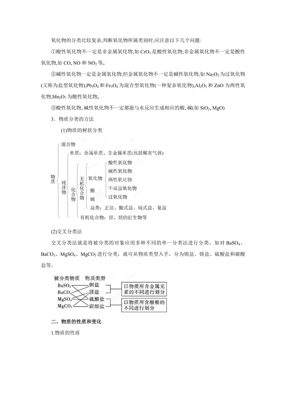 2012年高考化学备考冲刺之易错点点睛：专题三物质的分类（教师版）.doc_第2页