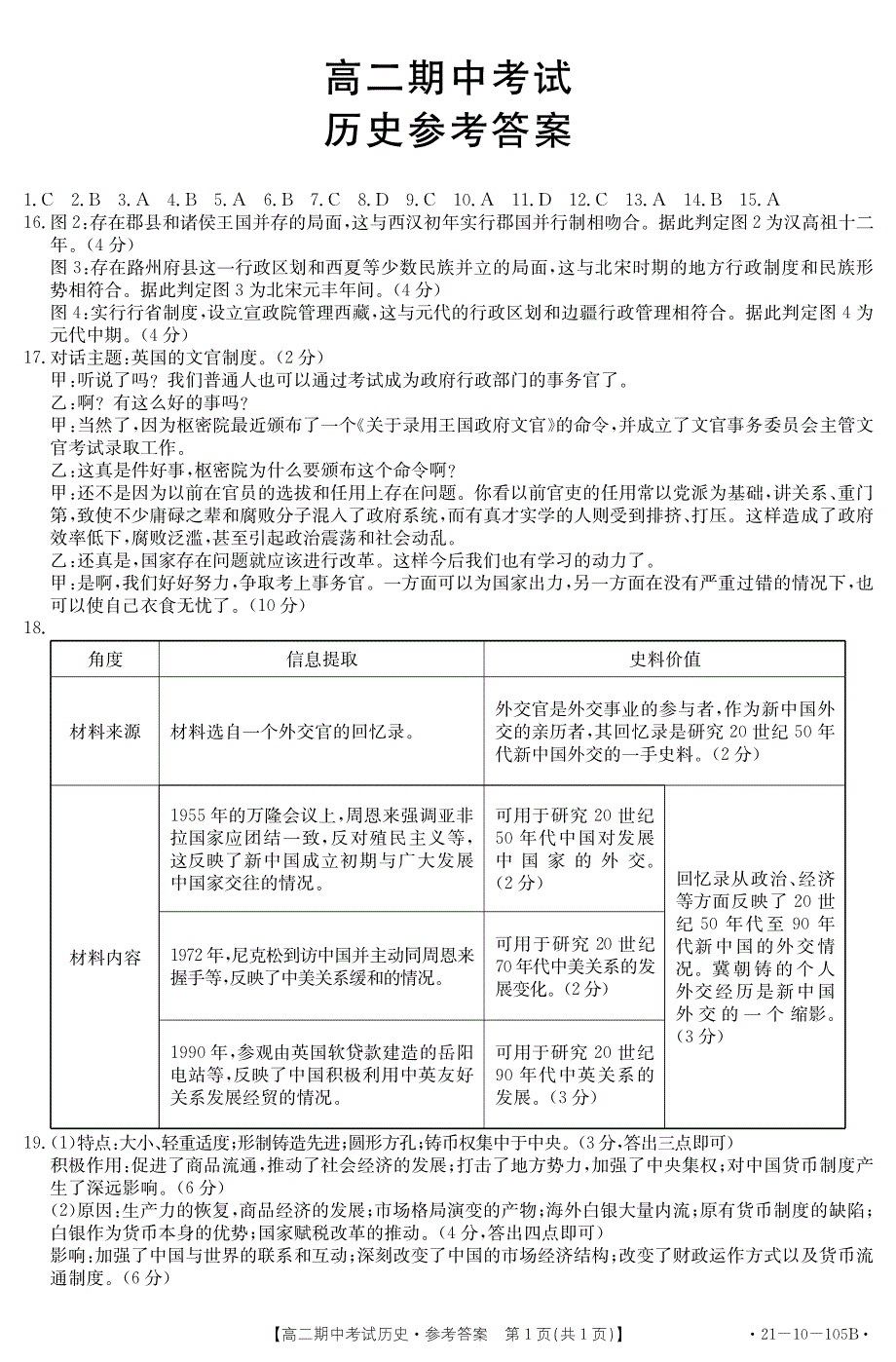 山东省济南章丘一中2020-2021学年高二期中考试历史试卷 PDF版含答案.pdf_第3页