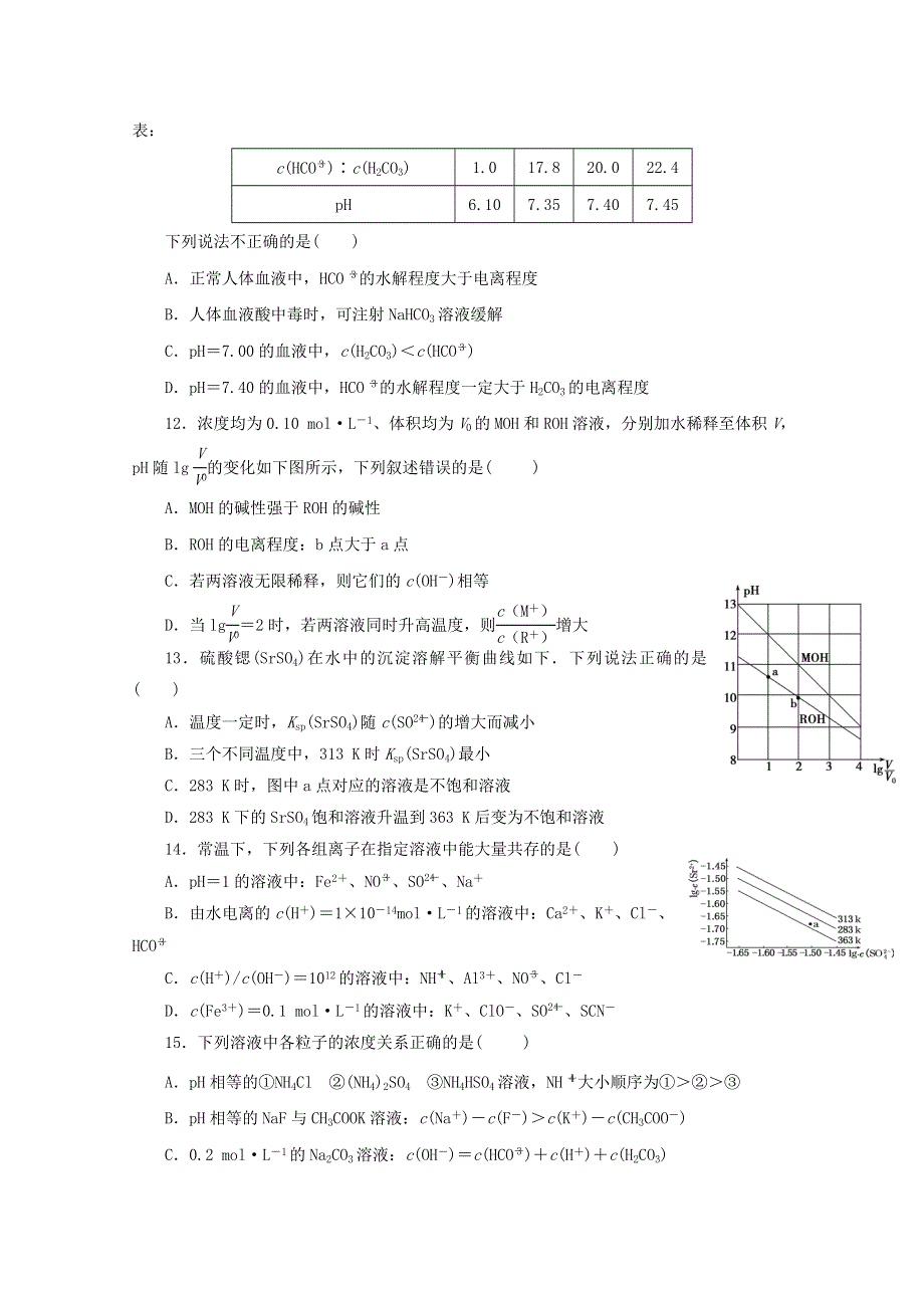 四川省遂宁市船山区第二中学校2019-2020学年高二化学下学期期中试题.doc_第3页