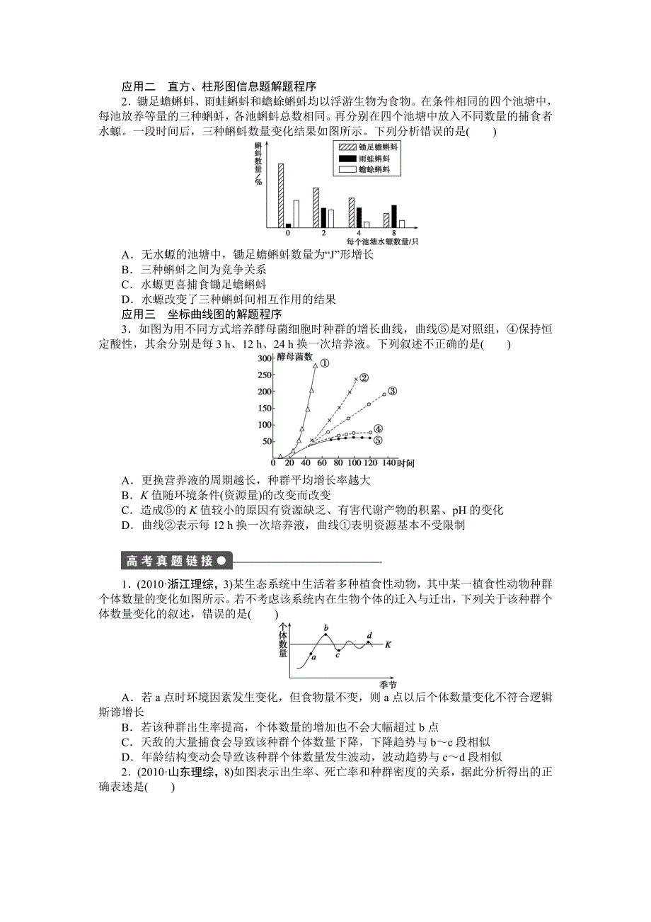 2014-2015学年高二生物浙科版必修3课时作业：第4章 种群 章末复习 WORD版含解析.doc_第2页