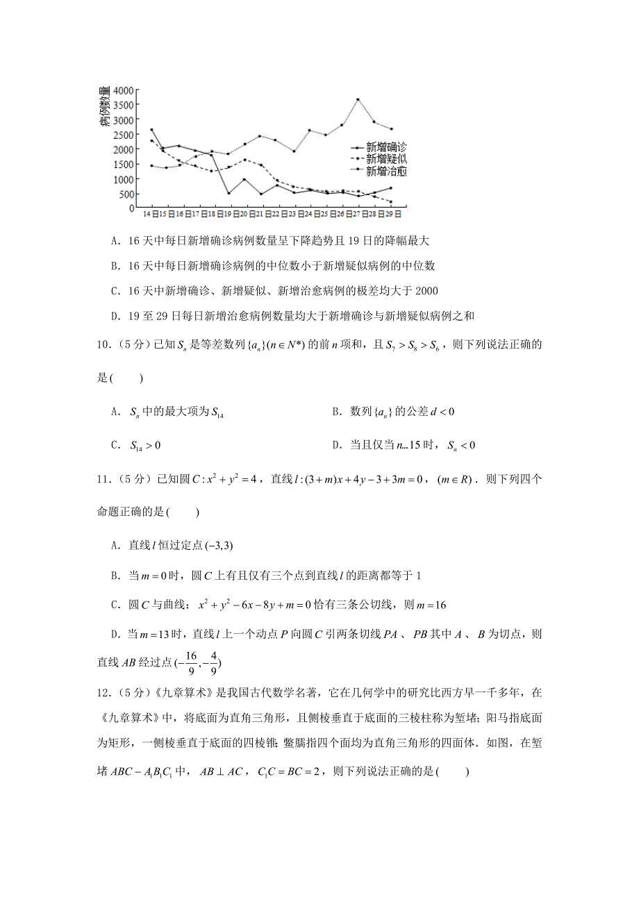 2021年高考数学模拟考试卷（七）（含解析）.doc_第3页