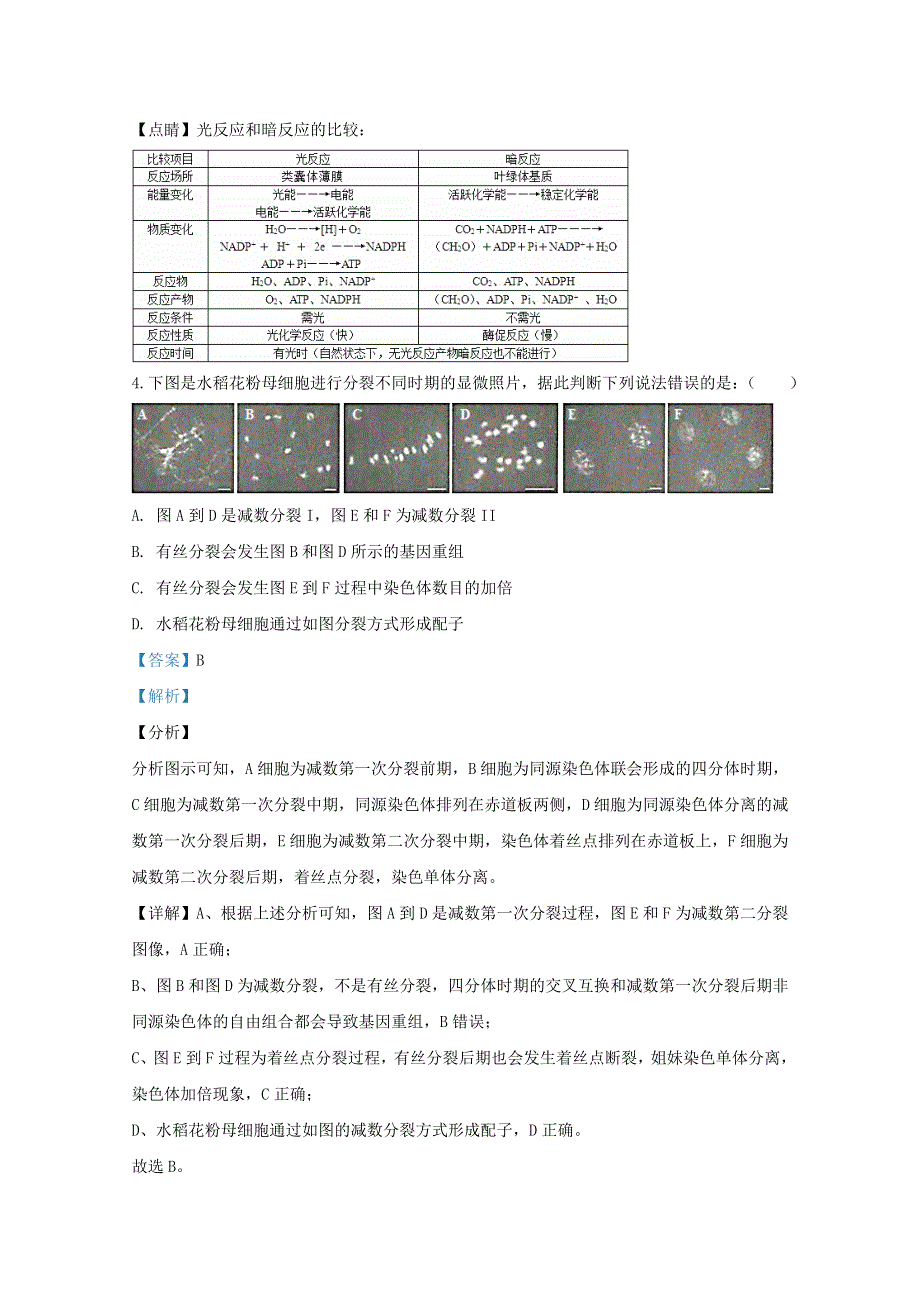 北京市海淀区首师大附中2020届高三生物3月大练习试题（含解析）.doc_第3页