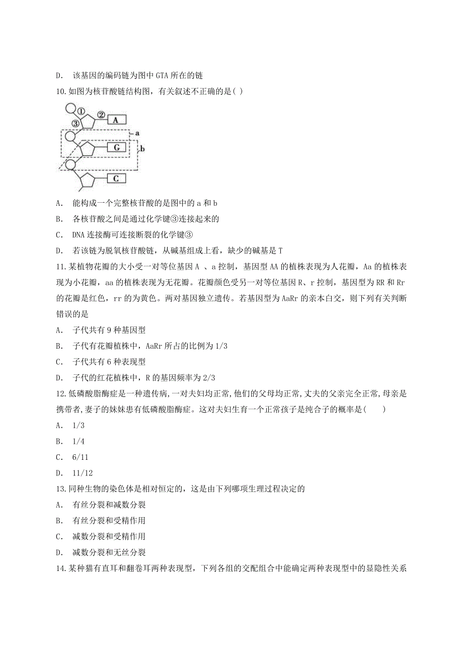 2021年高考生物复习专题 遗传与进化（含解析）.doc_第3页