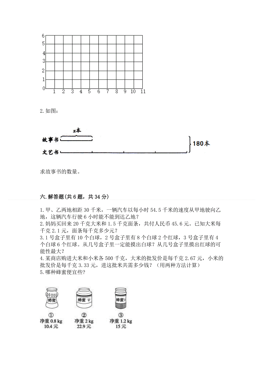 2022人教版五年级上册数学期末测试卷及参考答案（突破训练）.docx_第3页