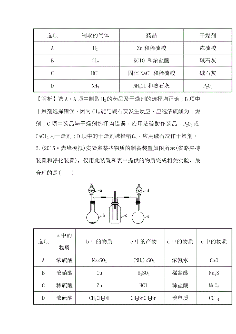 2016届高考（人教版全国通用）化学一轮复习高效演练30 WORD版含答案.doc_第2页