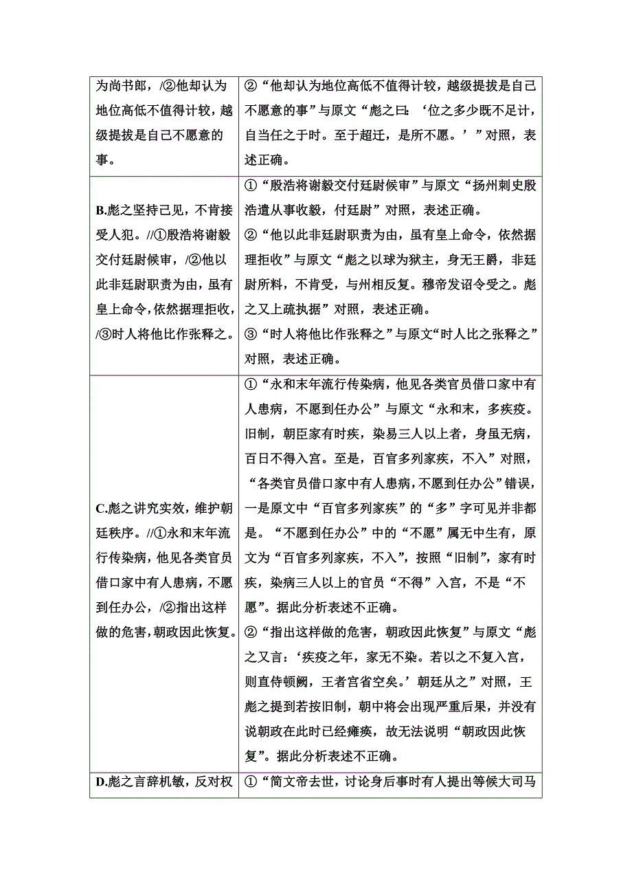 2022届高考统考语文人教版一轮复习教师用书：板块3 专题5 考题研析 题型突破篇 第3讲　文言文概括分析题 WORD版含解析.doc_第2页