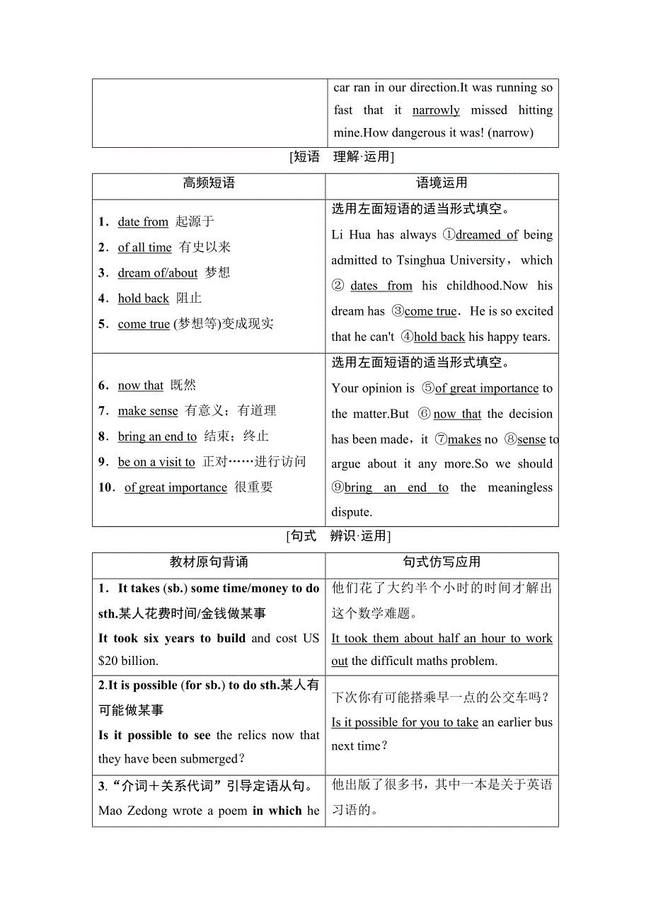 2022届高考统考英语外研版一轮复习教师用书：必修3 MODULE 6　OLD AND NEW WORD版含解析.doc_第3页