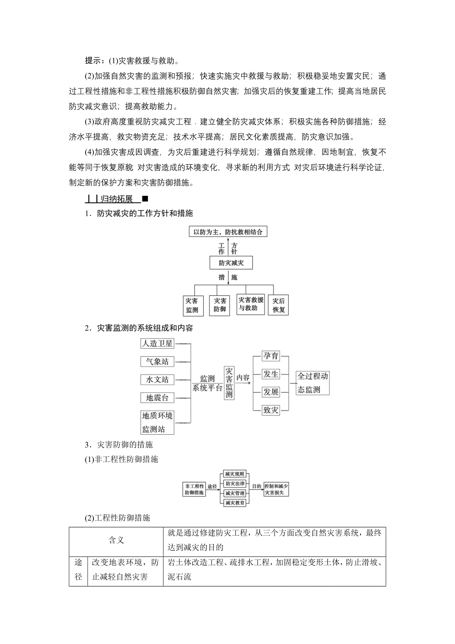 新教材2021-2022学年高一地理人教版（2019）必修第一册学案：第六章 第三节　防灾减灾 WORD版含解析.doc_第3页