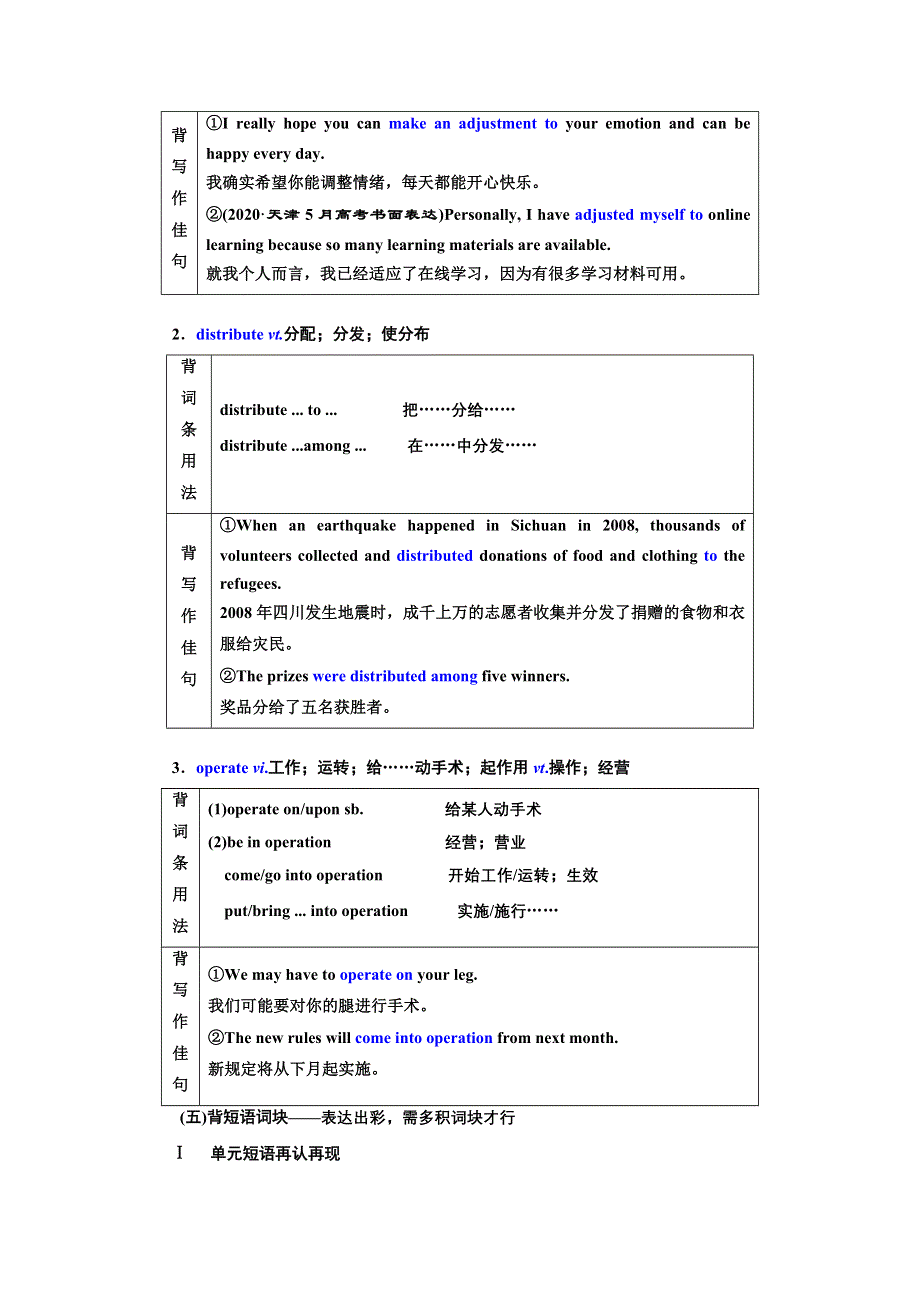 2022届高考英语人教版一轮学案：选修7 UNIT 4 SHARING WORD版含答案.doc_第3页