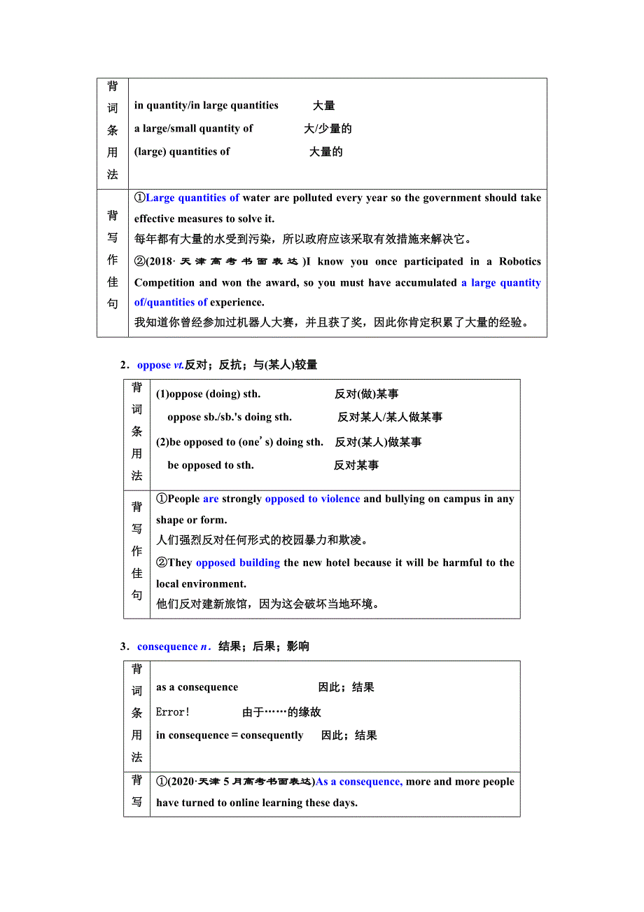 2022届高考英语人教版一轮学案：选修6 UNIT 4 GLOBAL WARMING WORD版含答案.doc_第3页