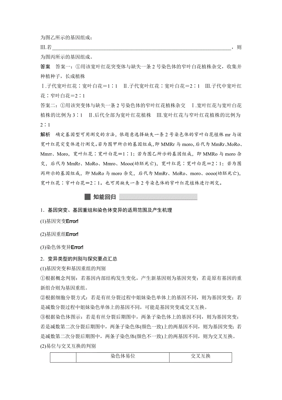 《考前三个月》2015届高考生物（安徽专用）知识专题突破练：专题7 变异、育种和进化.doc_第3页