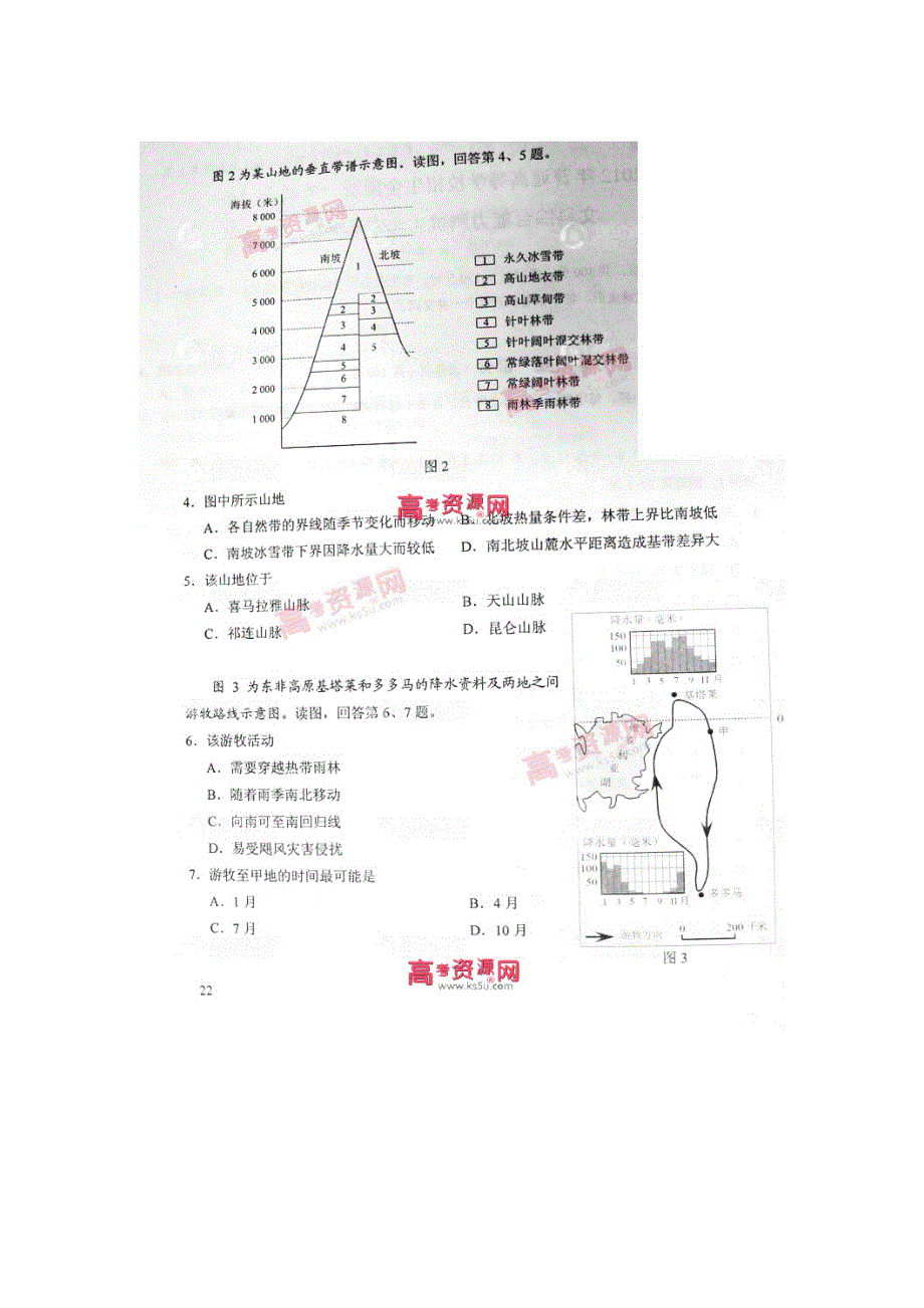 2012年高考真题——文综（北京卷）速递版含答案.doc_第2页