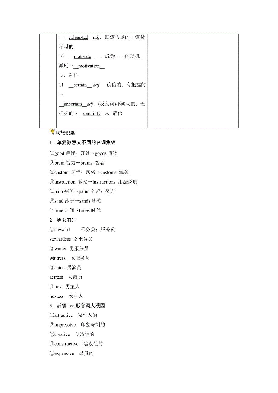 2022届高考英语（人教版）一轮总复习学案：必修五 UNIT 3　LIFE IN THE FUTURE WORD版含解析.doc_第3页