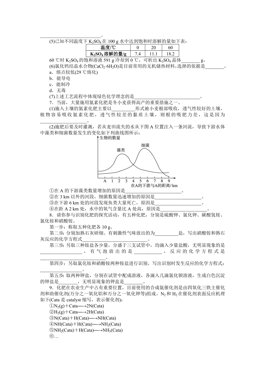 化学人教版选修2课后训练：第四单元课题1 化肥和农药（课时1） WORD版含解析.doc_第2页