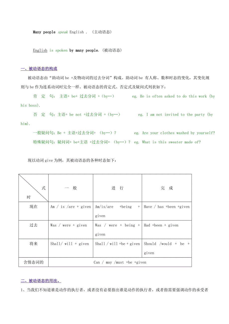 2021年中考英语语法备考训练13 动词语态.doc_第2页