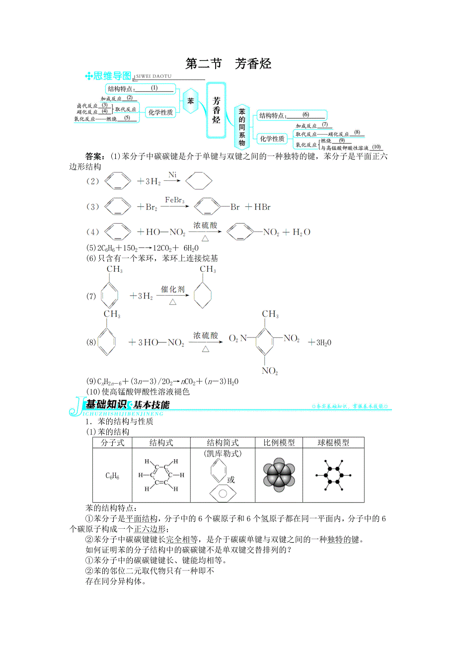 化学人教版选修5学案 第二章第二节芳香烃 WORD版含解析.doc_第1页