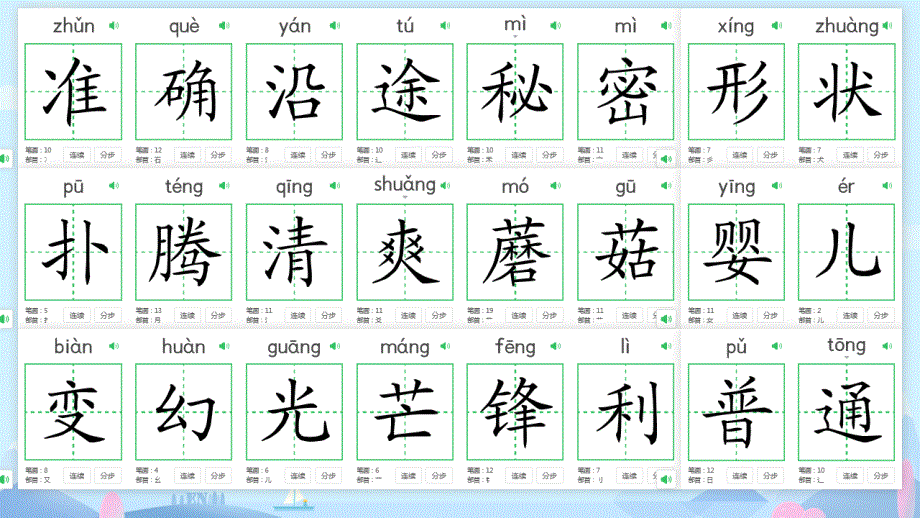 部编版小学语文三年级下册语文词句段运用（语文园地）专项训练（易错词语 多音字 园地训练点）.pdf_第3页