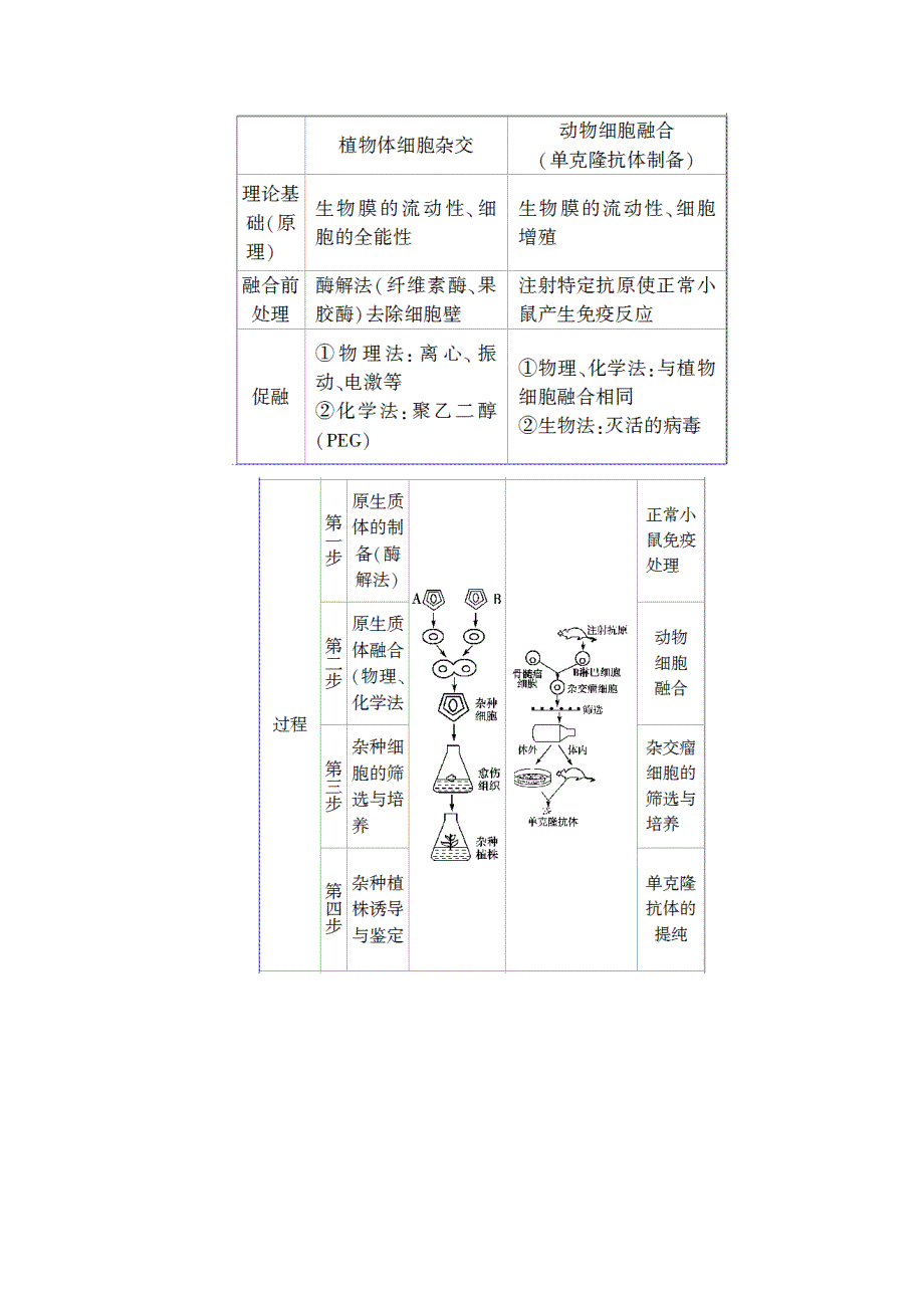 2019-2020学年人教版生物选修三讲义：专题2 素能提升课 细胞工程 WORD版含答案.doc_第2页