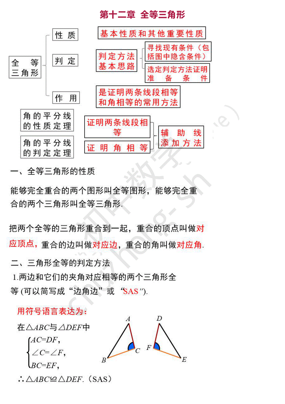 2021年八年级数学上册 重点汇总（pdf）（新版）新人教版.pdf_第3页