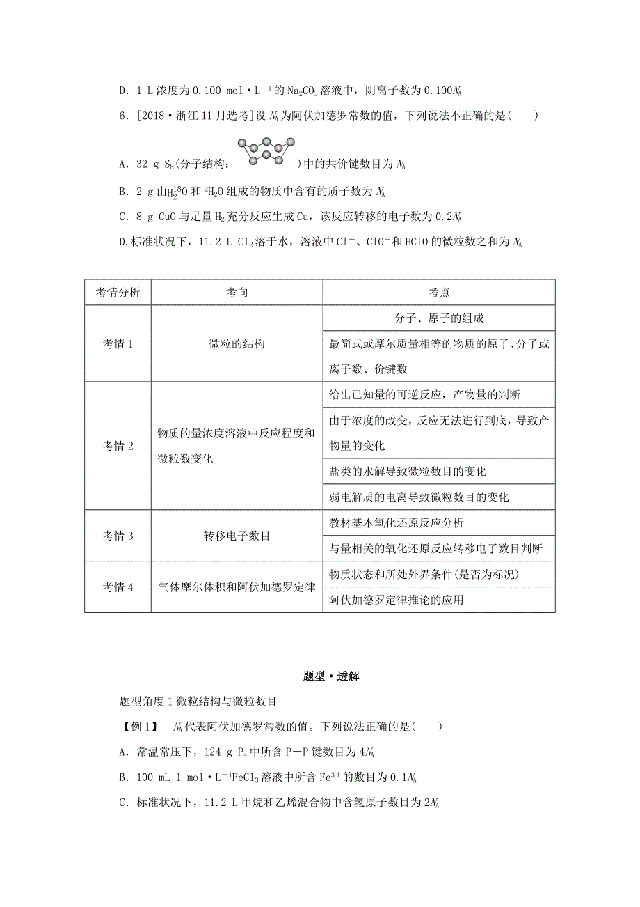 （统考版）2022高考化学二轮专题复习 第一部分 高考选择题专项突破 题型2 阿伏加德罗常数判断应用.docx_第3页