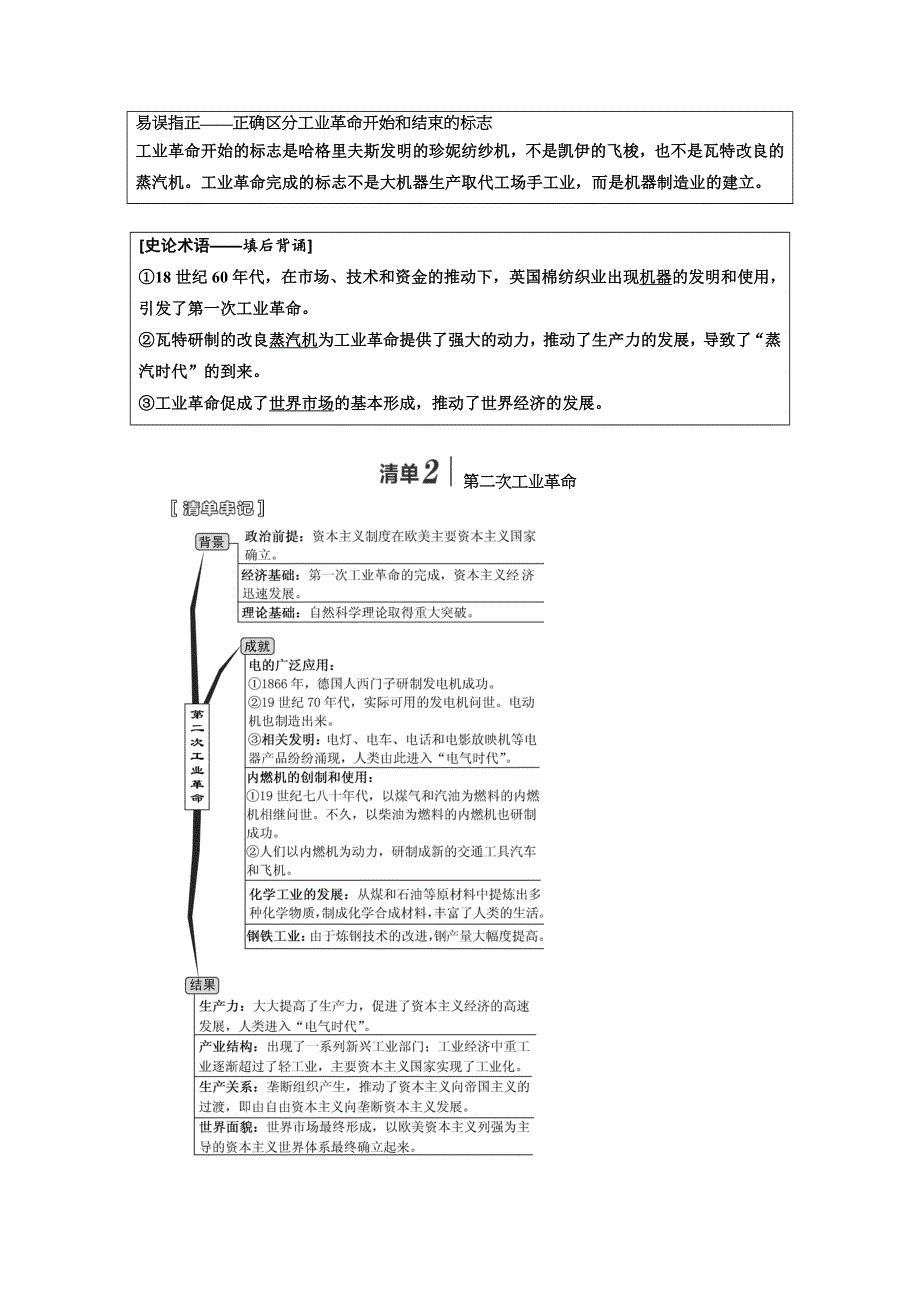 2020高考历史新一线大一轮专题复习模式江苏专用讲义：模块二 第七单元 第16讲　两次工业革命 WORD版含答案.doc_第2页