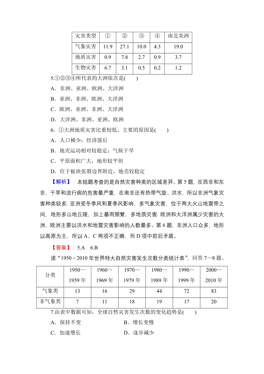 《同步备课参考 课堂新坐标》2013-2014学年高中地理（湘教版选修5）学案：课时作业11.doc_第2页