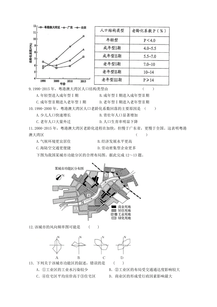 山东省济宁市鱼台县第一中学2020-2021学年高一地理下学期第一次月考试题.doc_第3页